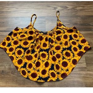 Cute Sunflowers crop top